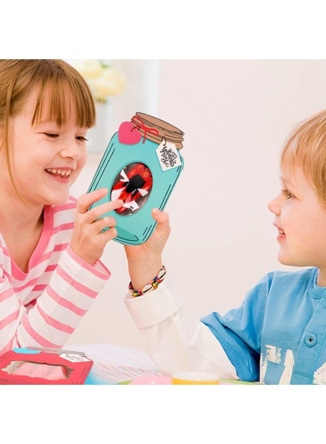 PINKE 25 Pack Valentines Cards, Mason Candy Jar Happy Valentines Day Cards, Funny Valentine Gifts for Classroom, Kids Valentines Day Cards for School Exchange Party Favors - Image 5